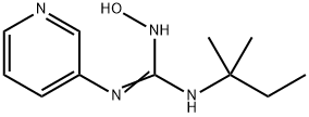 2-Hydroxy-1-tert-pentyl-3-(3-pyridyl)guanidine Structure