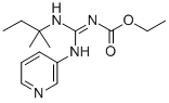 N-[(tert-Pentylamino)(3-pyridylamino)methylene]carbamic acid ethyl ester Structure