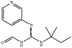 N-[(tert-Pentylamino)(3-pyridinylamino)methylene]formamide 结构式