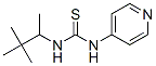 1-(4-pyridyl)-3-(1,2,2-trimethylpropyl)thiourea Structure