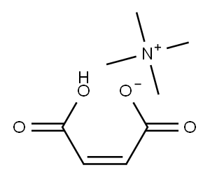 Tetramethylammonium hydrogen maleate 结构式