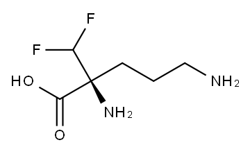 依氟鸟氨酸 结构式