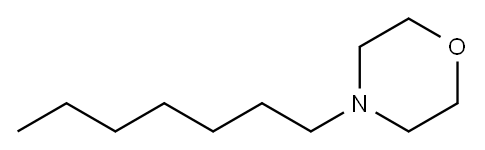 4-Heptylmorpholine 结构式