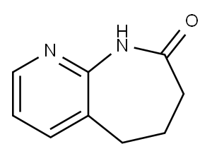 6,7-二氢-5H-吡啶并[2,3-B]氮杂环庚烯-8(9H)-酮 结构式