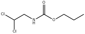 N-(2,2-Dichloroethyl)carbamic acid propyl ester 结构式