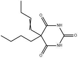 5-(1-Butenyl)-5-butyl-2,4,6(1H,3H,5H)-pyrimidinetrione Structure