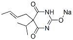 5-(2-Butenyl)-5-isopropyl-2-sodiooxy-4,6(1H,5H)-pyrimidinedione 结构式