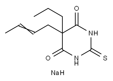 5-(2-Butenyl)-5-propyl-2-sodiothio-4,6(1H,5H)-pyrimidinedione 结构式