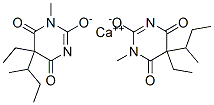 Calcium bis[1,4,5,6-tetrahydro-5-sec-butyl-5-ethyl-1-methyl-4,6-dioxopyrimidine-2-olate] Structure