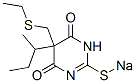 5-sec-Butyl-5-(ethylthiomethyl)-2-sodiothio-4,6(1H,5H)-pyrimidinedione|