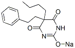 5-Butyl-5-phenethyl-2-sodiooxy-4,6(1H,5H)-pyrimidinedione Structure