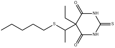 5-Ethyl-5-[1-(pentylthio)ethyl]-2-sodiothio-4,6(1H,5H)-pyrimidinedione|