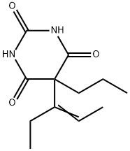 5-(1-Ethyl-1-propenyl)-5-propyl-2,4,6(1H,3H,5H)-pyrimidinetrione Structure
