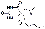 5-Hexyl-5-(2-methyl-2-propenyl)-2,4,6(1H,3H,5H)-pyrimidinetrione 结构式