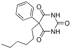 5-Hexyl-5-phenylhexahydropyrimidine-2,4,6-trione 结构式
