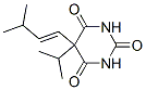 5-(3-Methyl-1-butenyl)-5-isopropylbarbituric acid 结构式
