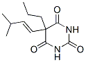 5-(3-Methyl-1-butenyl)-5-propylbarbituric acid 结构式