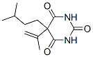 5-Isopentyl-5-isopropenyl-2,4,6(1H,3H,5H)-pyrimidinetrione Structure