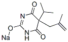 5-Isopropyl-5-(2-methyl-2-propenyl)-2-sodiooxy-4,6(1H,5H)-pyrimidinedione 结构式