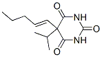 5-Isopropyl-5-(1-pentenyl)barbituric acid Structure