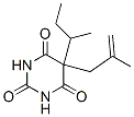 5-(2-Methyl-2-propenyl)-5-(1-methylpropyl)barbituric acid Structure