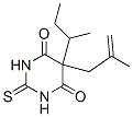 2,3-Dihydro-5-(2-methyl-2-propenyl)-5-(1-methylpropyl)-2-thioxo-4,6(1H,5H)-pyrimidinedione Structure