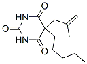 5-(2-Methyl-2-propenyl)-5-pentylbarbituric acid 结构式