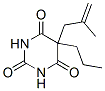 5-(2-Methyl-2-propenyl)-5-propylbarbituric acid Structure