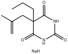 5-(2-Methyl-2-propenyl)-5-propyl-2-sodiooxy-4,6(1H,5H)-pyrimidinedione 结构式