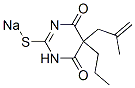 5-(2-Methyl-2-propenyl)-5-propyl-2-sodiothio-4,6(1H,5H)-pyrimidinedione|