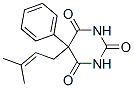 5-(3-Methyl-2-butenyl)-5-phenyl-2,4,6(1H,3H,5H)-pyrimidinetrione 结构式