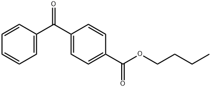butyl 4-benzoylbenzoate Structure