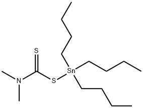 tributyl[(dimethylthiocarbamoyl)thio]stannane 结构式