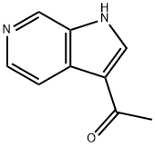 1-(1H-吡咯并[2,3-C]吡啶-3-基)乙酮 结构式