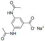 3,5-Bis(acetylamino)benzoic acid sodium salt Structure