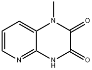 Pyrido[2,3-b]pyrazine-2,3-dione, 1,4-dihydro-1-methyl- (9CI) 结构式