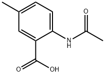 2-乙酰氨基-5-甲基苯甲酸, 67081-68-9, 结构式