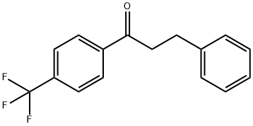 3-苯基-1-(4-(三氟甲基)苯基)丙-1-酮 结构式