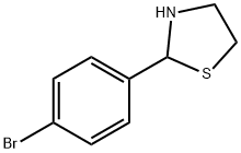 2-(4-溴苯基)噻唑烷 结构式