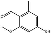 4-Hydroxy-2-methoxy-6-methylbenzaldehyde 结构式