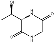 2,5-Piperazinedione, 3-[(1R)-1-hydroxyethyl]-, (3S)- (9CI) Structure
