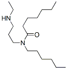 N-[3-(Ethylamino)propyl]-N-hexylheptanamide Structure