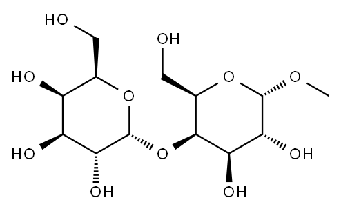 Methyl4-O-(a-D-galactopyranosyl)-a-D-galactopyranoside 结构式