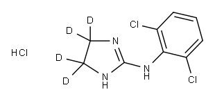 盐酸可乐定-D4, 67151-02-4, 结构式