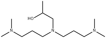 1-[双(3-二甲基氨丙基)氨基]-2-丙醇 结构式