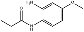 N-(2-amino-4-methoxyphenyl)propanamide 结构式