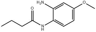N-(2-氨基-4-甲氧基苯基)丁酰胺 结构式