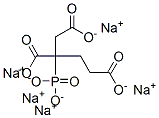 pentasodium 2-phosphonatobutane-1,2,4-tricarboxylate 结构式