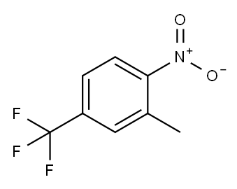 3-甲基-4-硝基三氟甲苯 结构式