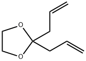 1,3-Dioxolane,  2,2-di-2-propenyl-  (9CI) 结构式